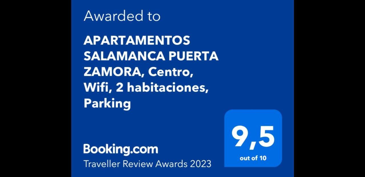 Apartamentos Salamanca Puerta Zamora, Centro, Wifi, 2 Habitaciones, Parking Bagian luar foto